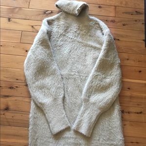 Pink Lily Fuzzy Sweater Dress